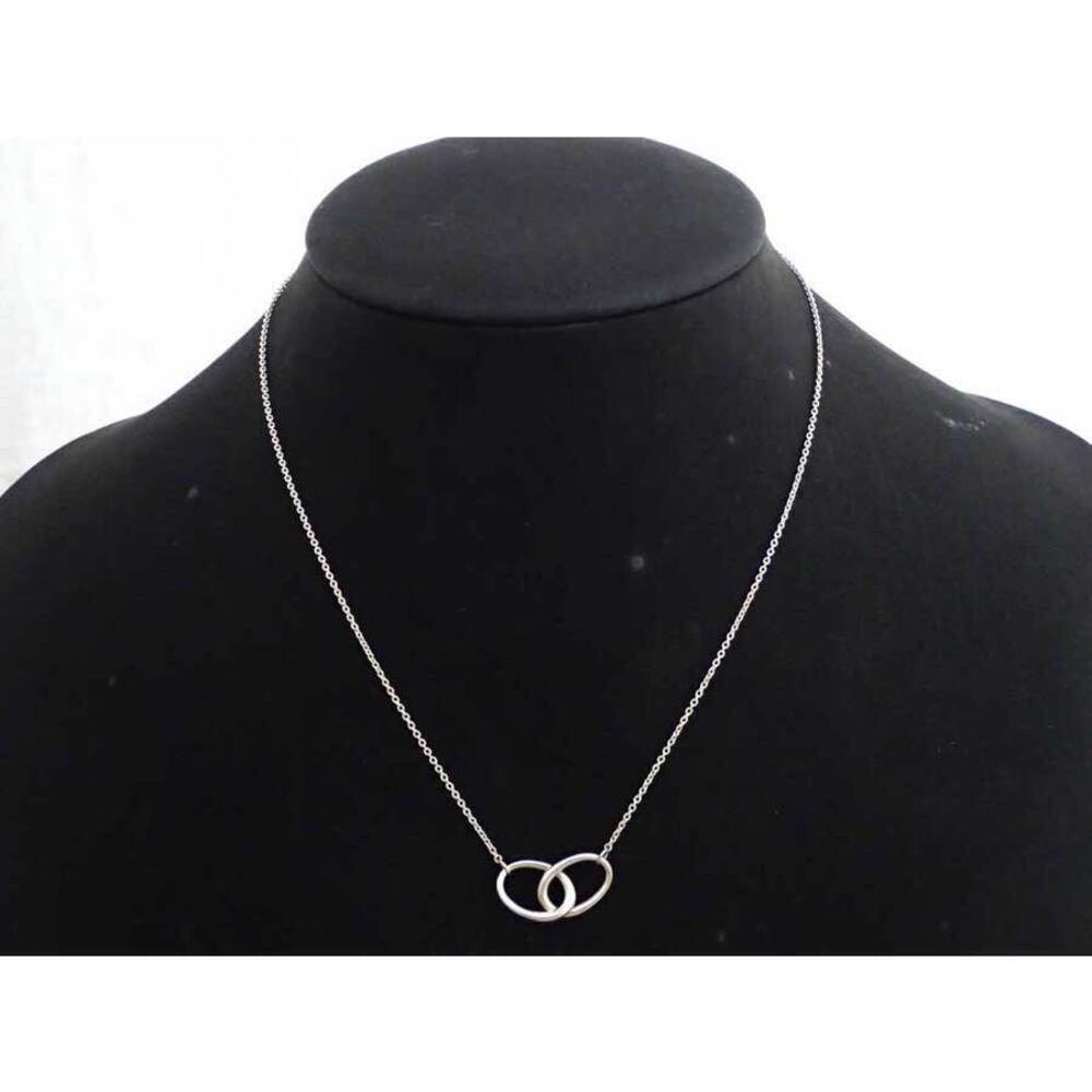 Tiffany Co Double Loop Necklace Sterling Silver